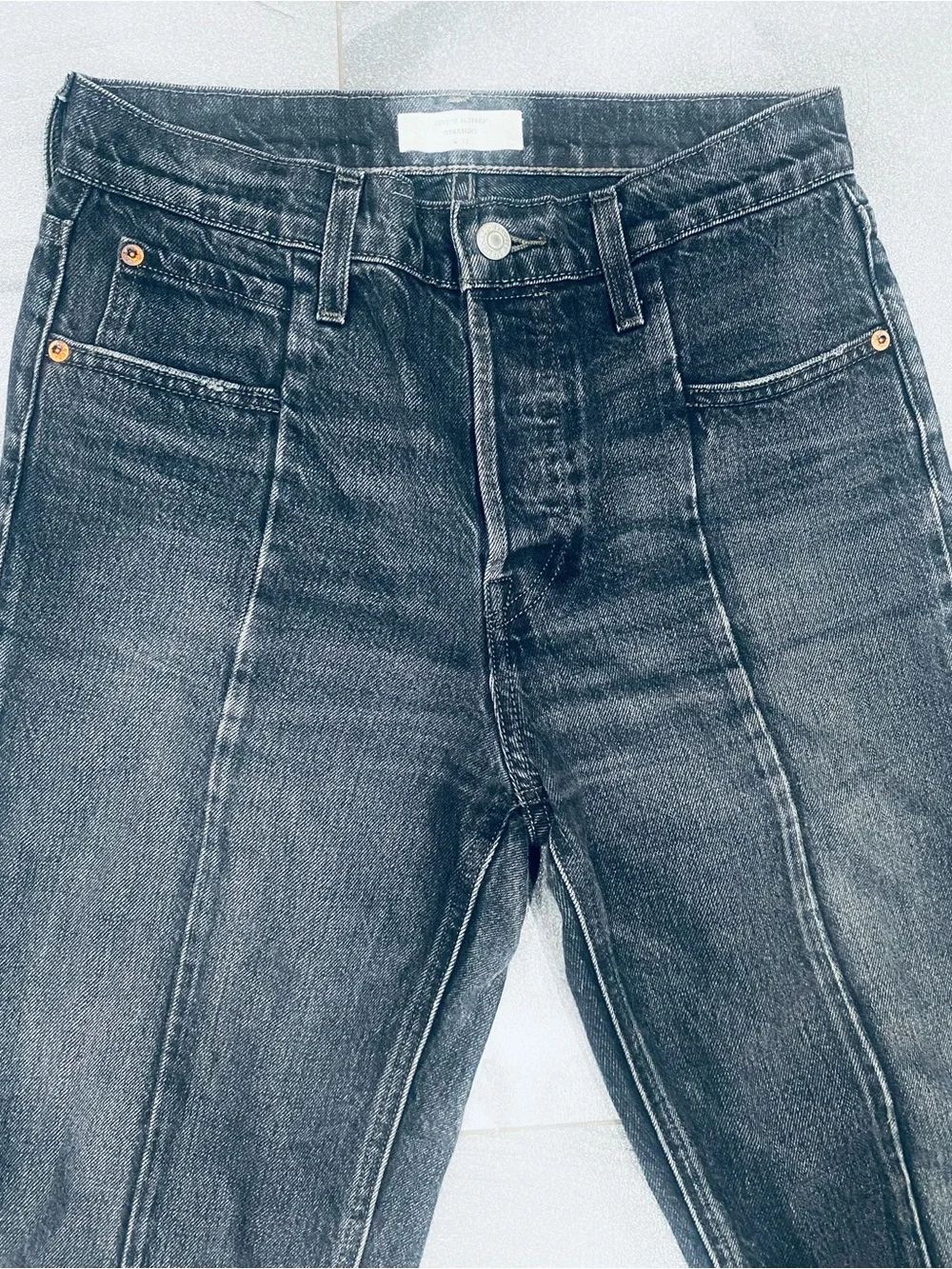 Levi's Relaxed Jeans in Dark Blue Black Wash